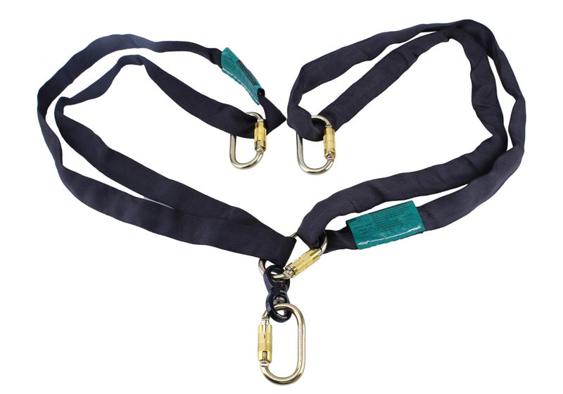 runner deer Aerial Hoop Hardware Rigging Kit - Carabiners,Swivel,Spanset Spinning Aerial Hoop Rigging,Multiple Aerial Equipment Hanging Needs (Double Points, 1) - Image 1